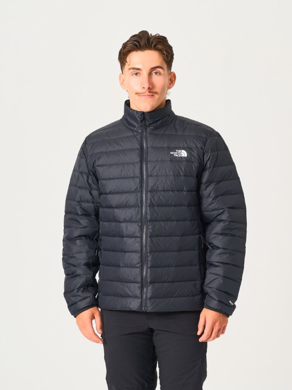 The North Face Men's Black Classic Down Padded Insulated Puffer Jacket Size XXL